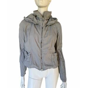 TRANSIT PAR SUCH TR-900  Lagenlook Button Lightweight Jacket Size 3 - fits M